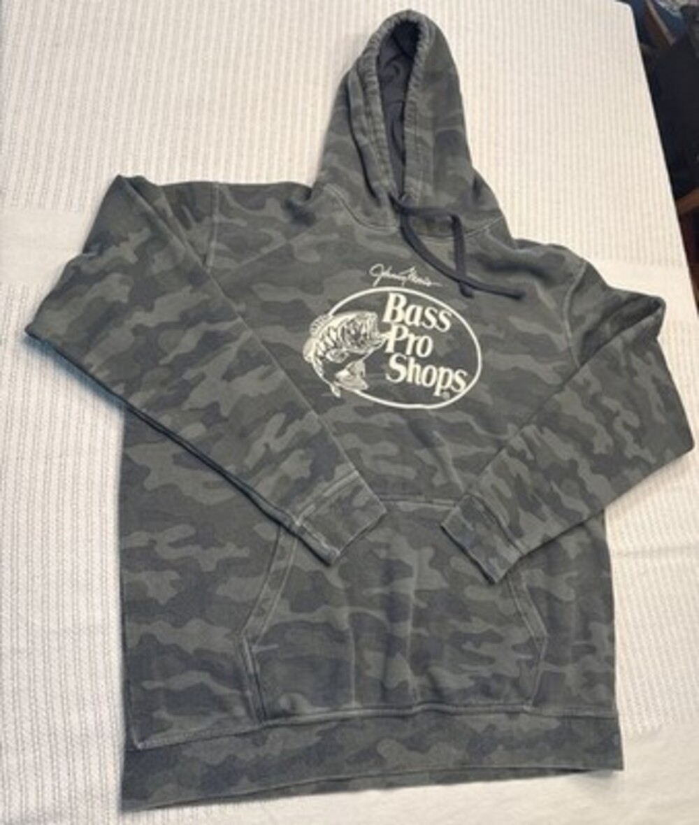Bass Pro Shops Camouflage Hoodie Sweatshirt Large